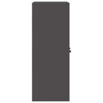 vidaXL Armoire de rangement Noir 60 x 40 x 105 cm Acier