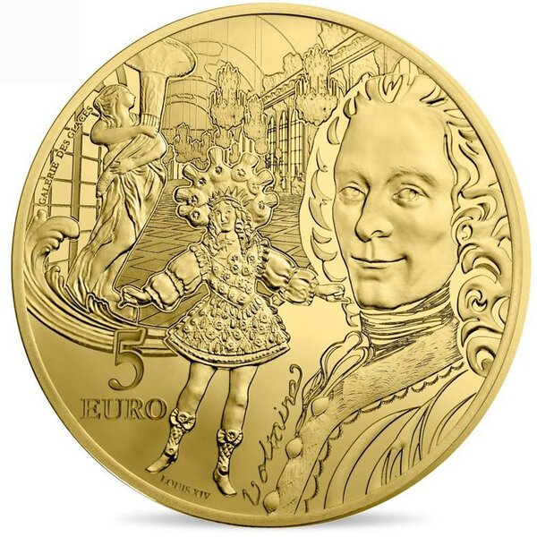 Europa Star - 5euro Or 1/2 g 2018 Voltaire