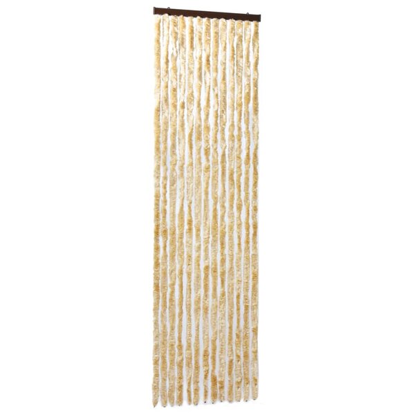 vidaXL Moustiquaire Beige 56x185 cm Chenille