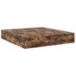 vidaXL Cadre de lit Chêne fumé 200 x 180 x 31 5 cm Bois d'ingénierie