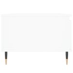 vidaXL Table basse Blanc 90x50x36 5 cm Bois d'ingénierie