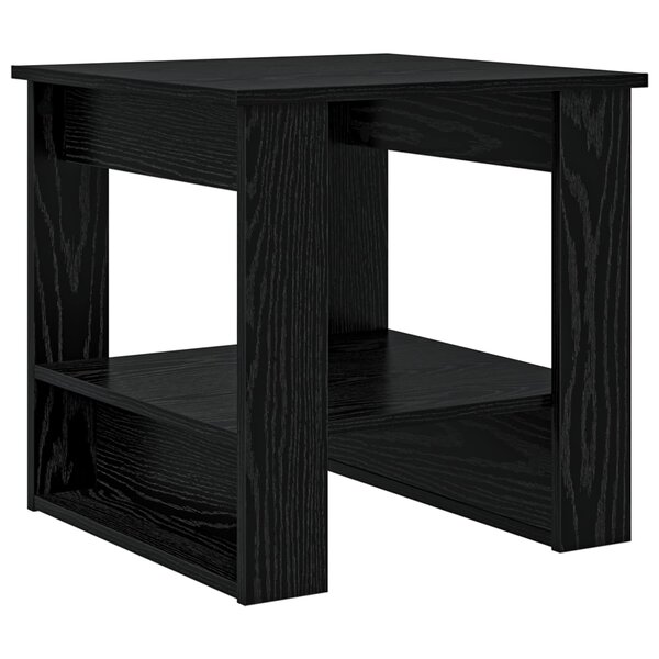 vidaXL Table basse Chêne noir 51 x 50 x 50 cm Bois d'ingénierie