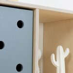 Meuble de rangement NABOSKY blanc 1x5