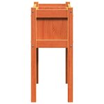 vidaXL Jardinières et pieds cire marron 70x31x70 cm bois de pin massif
