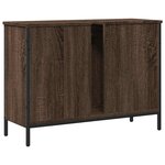 vidaXL Armoire lavabo de salle de bain chêne marron 80x30x60 cm