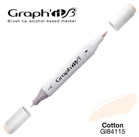 Marqueur manga à l'alcool Graph'it Brush 4115 Cotton