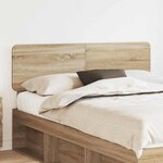 vidaXL Tête de lit Chêne Sonoma 140 cm Bois d'ingénierie