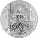 Pièce de monnaie en Argent 5 Mark g 31.1 (1 oz) Millésime 2026 Germania GERMANIA