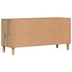 vidaXL Meuble TV chêne artisanal 102x35x50 cm bois d'ingénierie