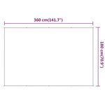 vidaXL Auvent vertical Vert clair 180x360 cm Tissu oxford