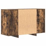 vidaXL Buffet Chêne Fumé 120x41x75 cm Bois d'Ingénierie