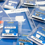 Bandes simple soudure 210 x 24 mm pour timbres-poste. Fond - Transparent