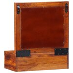 vidaXL Armoire murale 40x20x50 cm Bois massif Acacia