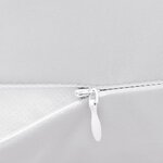 vidaXL Oreiller de corps 40 x 145 cm Gris