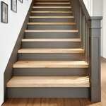 vidaXL Marches d'escalier 2 Pièces non traité bois de chêne massif
