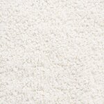 vidaXL Pouf Crème 55 x 35 x 41 cm Bouclé