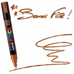 Marqueur posca bronze pc5m pointe conique moyenne