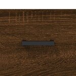 vidaXL Buffet haut chêne marron 69 5x31x115 cm bois d'ingénierie