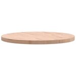 vidaXL Dessus de table Ø80x4 cm rond bois massif de hêtre