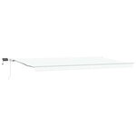 vidaXL Auvent Rétractable avec 600 × 300 cm Blanc