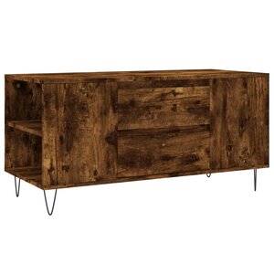 vidaXL Table basse chêne fumé 102x44 5x50 cm bois d'ingénierie