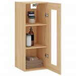vidaXL Armoire murale chêne sonoma 34 5x34x90 cm