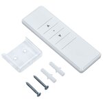 vidaXL Auvent automatique capteur de vent/LED 500x300cm Jaune et blanc