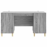 vidaXL Bureau Sonoma gris 142 5 x 50 x 75 cm Bois d'ingénierie