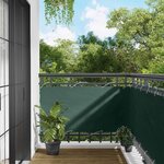 vidaXL Écran de balcon 75 x 200 cm Oxford alu enduit de PU