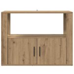 vidaXL Buffet chêne artisanal 80 x 30 x 60 cm Bois d'ingénierie