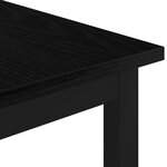 vidaXL Table basse Chêne noir 50 x 50 x 36 cm Bois d'ingénierie