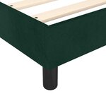 vidaXL Cadre de lit vert foncé 80x200 cm velours
