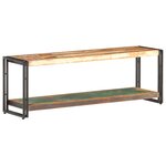 Vidaxl meuble tv 120x30x40 cm bois de récupération massif