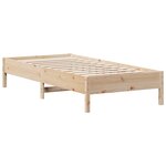 vidaXL Cadre de lit sans matelas 100x200 cm bois massif de pin