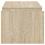 vidaXL Table basse Chêne Sonoma 90 x 45 x 35 cm Bois d'ingénierie