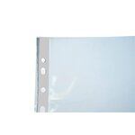 Sachet de 50 pochettes perforées polypropylène lisse Haute qualité 9/100e - A4 EXACOMPTA