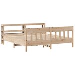 vidaXL Cadre de lit sans matelas 180x200 cm bois massif de pin