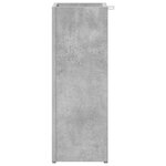 vidaXL Porte-parapluie Gris béton 20 x 20 x 55 5 cm Bois d'ingénierie