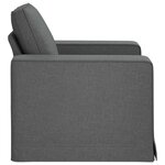 vidaXL Canapé Gris foncé 103 x 80 x 82 cm tissu