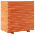 vidaXL Jardinière cire marron 70x40x72 cm bois de pin massif