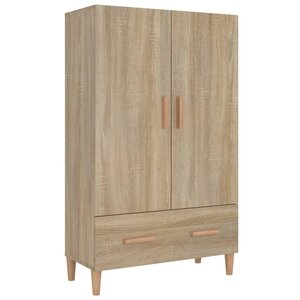 vidaXL Buffet haut Chêne sonoma 70x31x115 cm Bois d'ingénierie