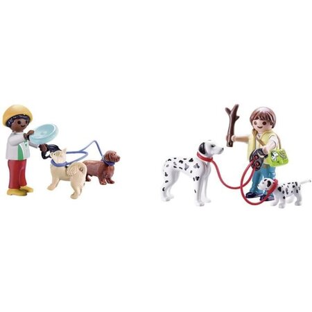 Playmobil - 70530 - valisette enfants et chiens - La Poste