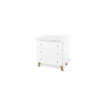 Ensemble Economique Pan large 2 pièces  lit de bébé évolutif commode à langer large