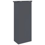 vidaXL Boîte de dépôt de colis Anthracite 44.5 x 29 x 110.5 cm Acier