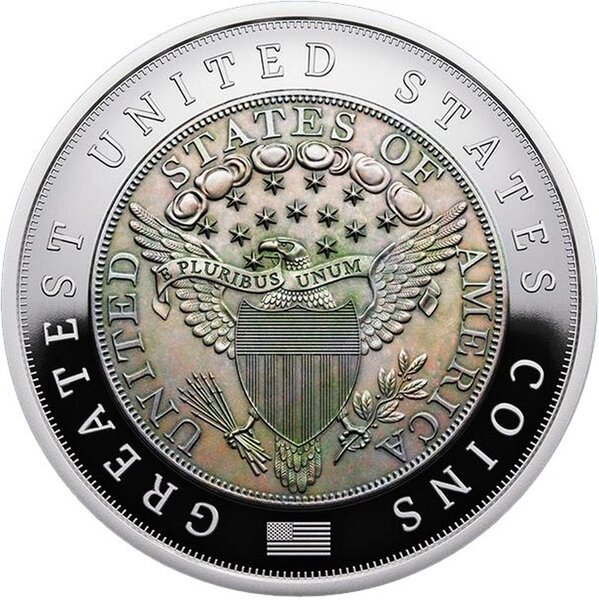 Monnaie 1804 DRAPED BUST DOLLAR Greatest US Coins 2 Oz Argent 5$ Niue 2025