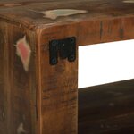 vidaXL Meuble TV 80 x 30 x 25 cm Bois massif de récupération