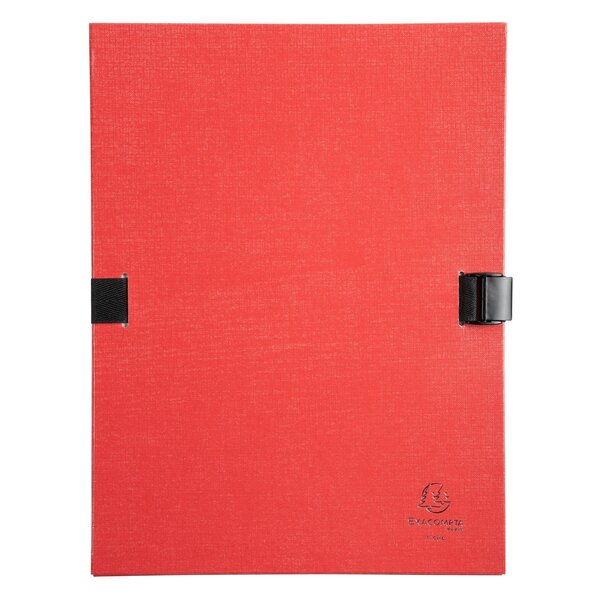 Chemise Dos Extensible N'clip - Rouge - X 10 - Exacompta
