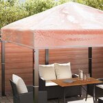 vidaXL Remplacement de housse de gazebo Transparent 3 x 3 m PVC