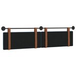 vidaXL Tête de lit suspendue Bleu PU antique
