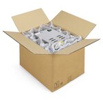 Caisse carton brune double cannelure raja 43x31x15 cm (lot de 15)